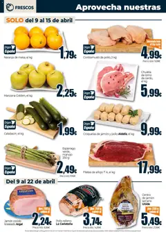 Vista previa Unide folleto válido desde el 09.04.2026 | Página: 2 | Productos: Jamón serrano, Jamón cocido, Horno, Croquetas