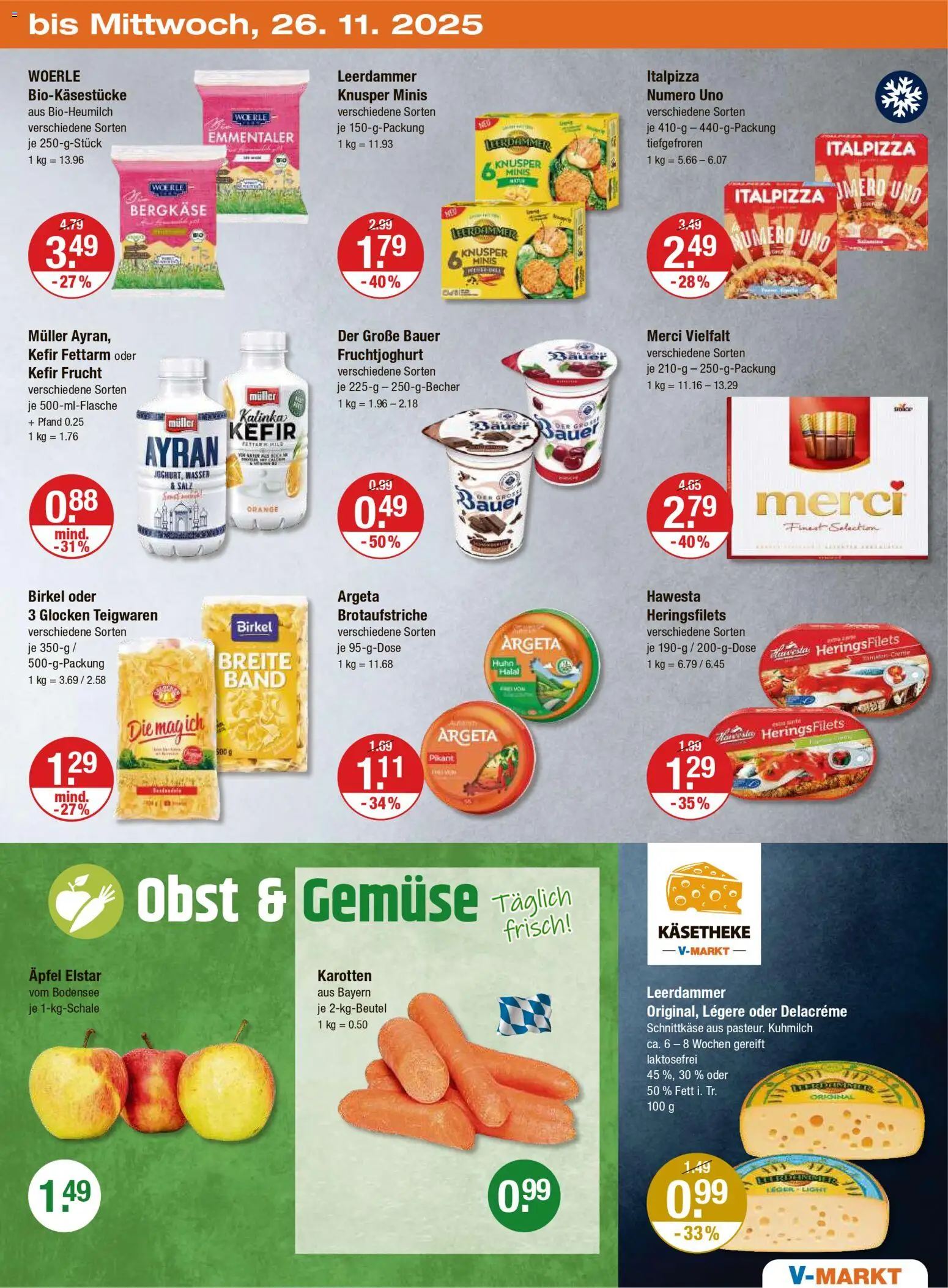V-Markt - Black Friday – gültig ab 20.11.2025 | Seite: 23 | Produkte: Kefir, Wasser, Obst, Salz
