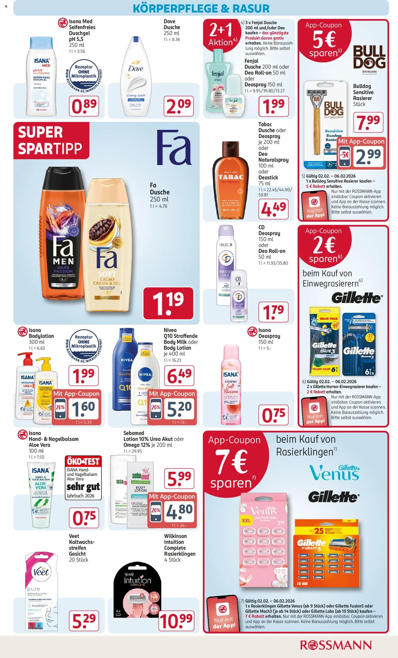 Rossmann Prospekt 	 – gültig ab 02.02.2026 | Seite: 15 | Produkte: Creme, Duschgel, Body Lotion, Shower Gel