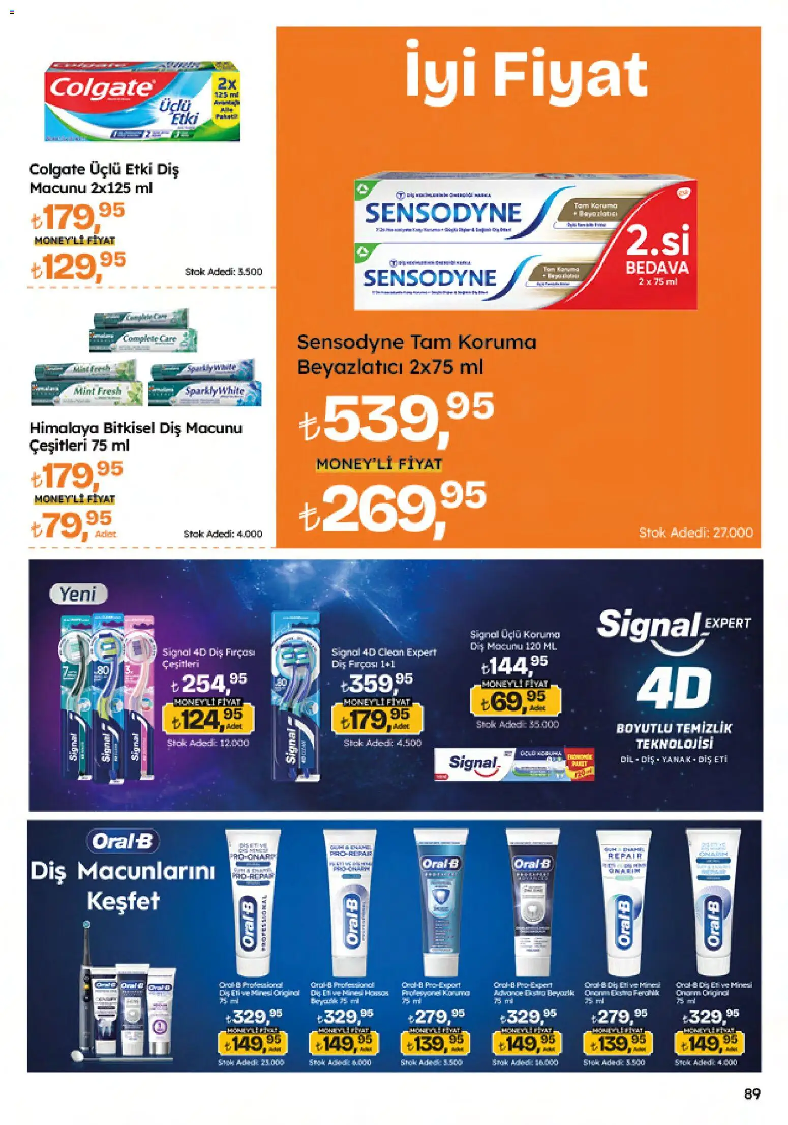 Migros Katalog - Migroskop - 26.02.2026 tarihinden itibaren geçerlidir | Sayfa: 89 | Ürünler: Diş macunu, Diş fırçası