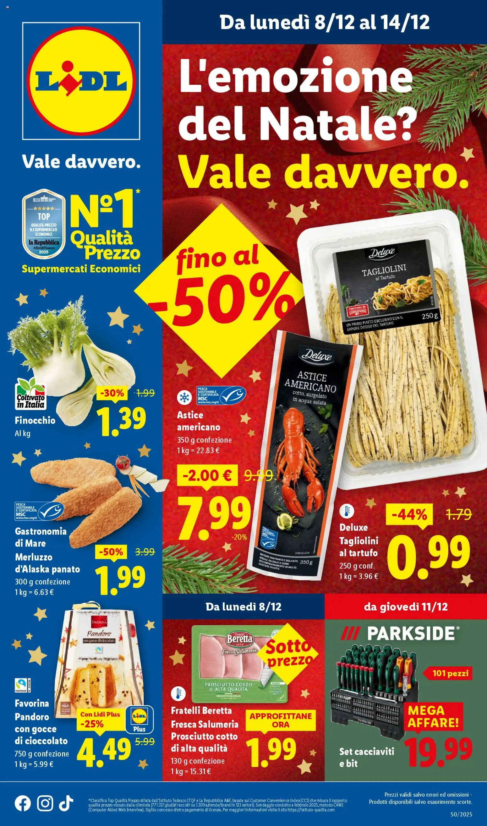 Volantino Lidl del 08.12.2025 | Pagina: 1