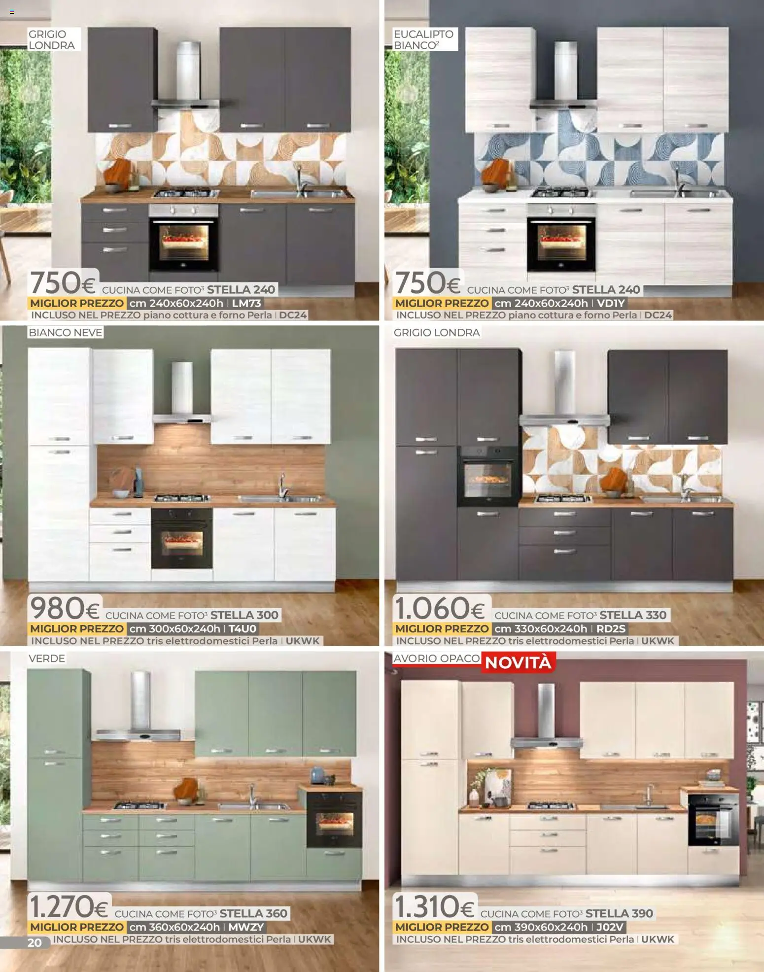 Volantino Mondo Convenienza del 01.01.2026 | Pagina: 22 | Prodotti: Piano cottura, Forno