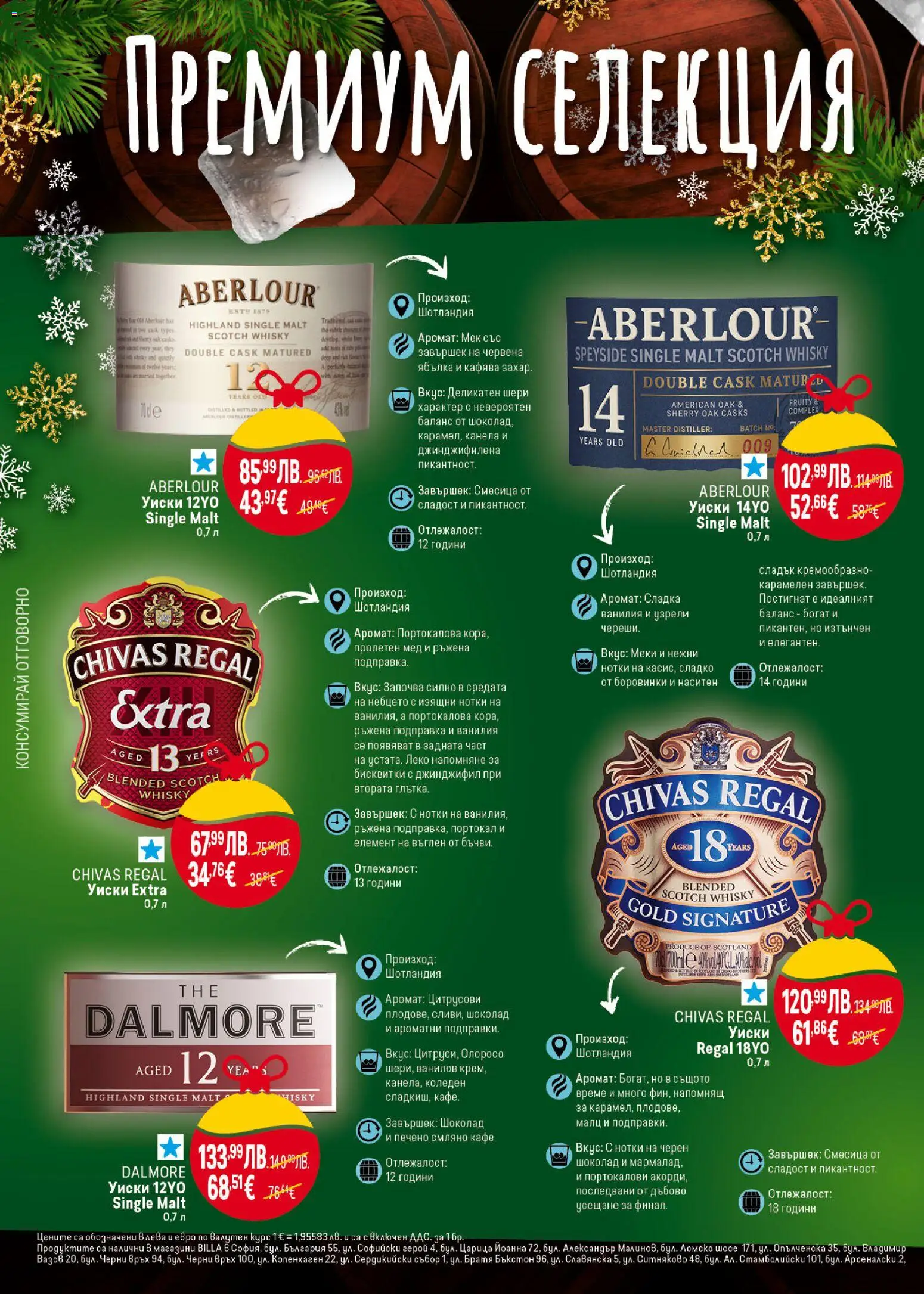 {H1} | Страница: 36 | Продукти: Бисквитки, Уиски, Кафе, Портокал