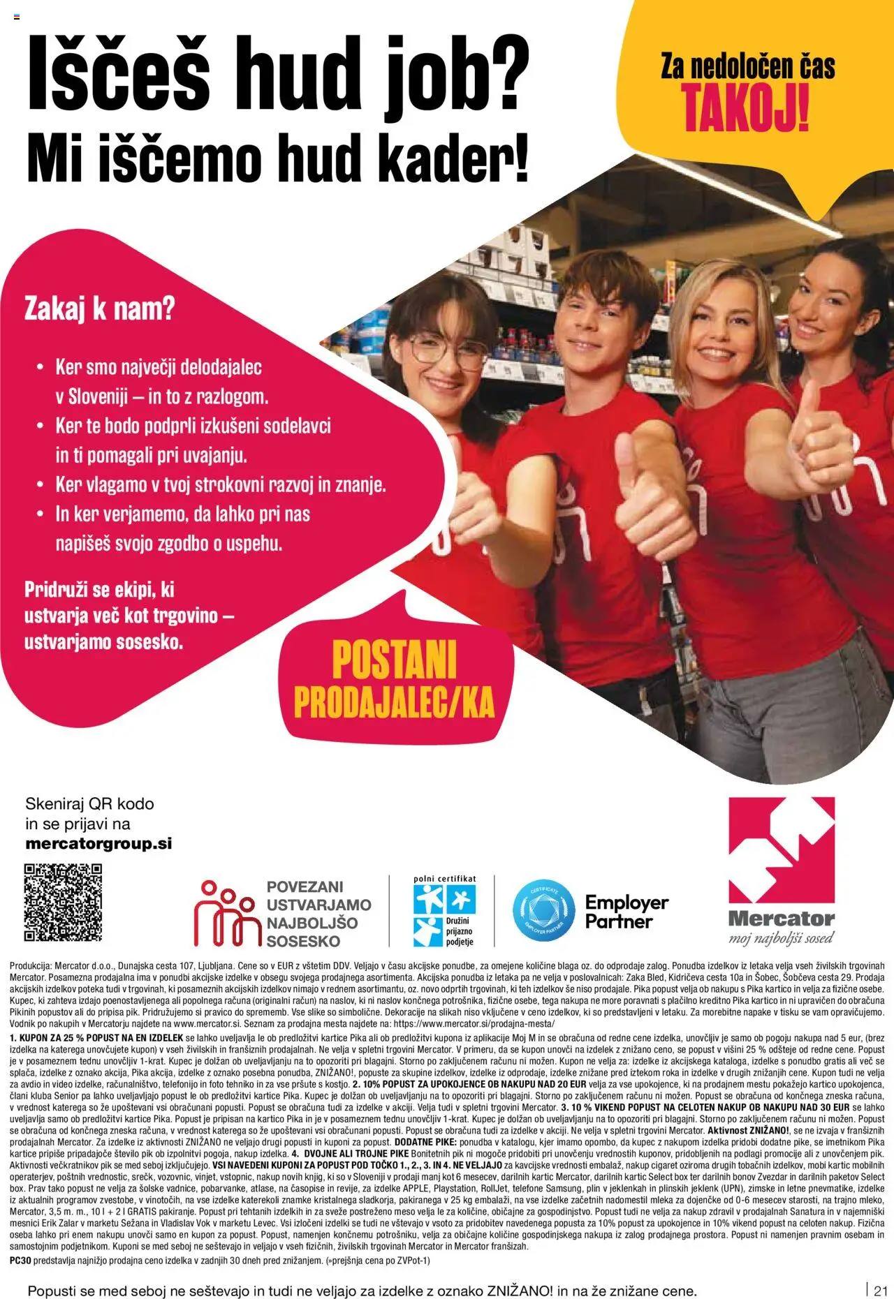 Novi Mercator katalog ponudbe – veljaven od 02.10.2025 | Stran: 21 | Izdelki: Video