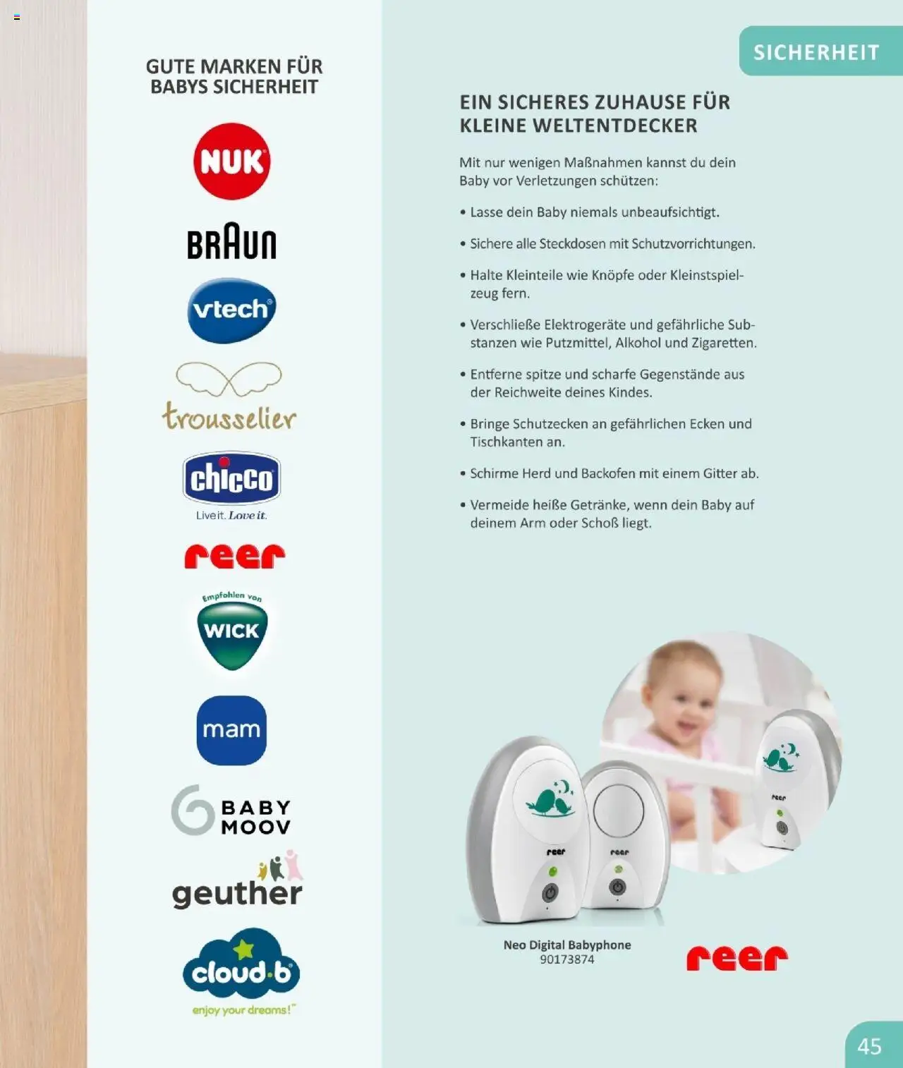 Vedes - Babykatalog - gültig ab dem 01.07.2025 | Seite: 45 | Produkte: Herd, Backofen