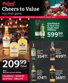 Preview of Oxford Freshmarket specials valid from 30.07.2025
