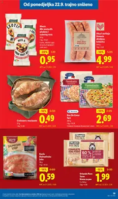 Lidl - Nastavljamo trajno snižavati cijene - Pregled kataloga iz trgovine Lidl, vrijedi od 08.09.2025 | Stranica: 19