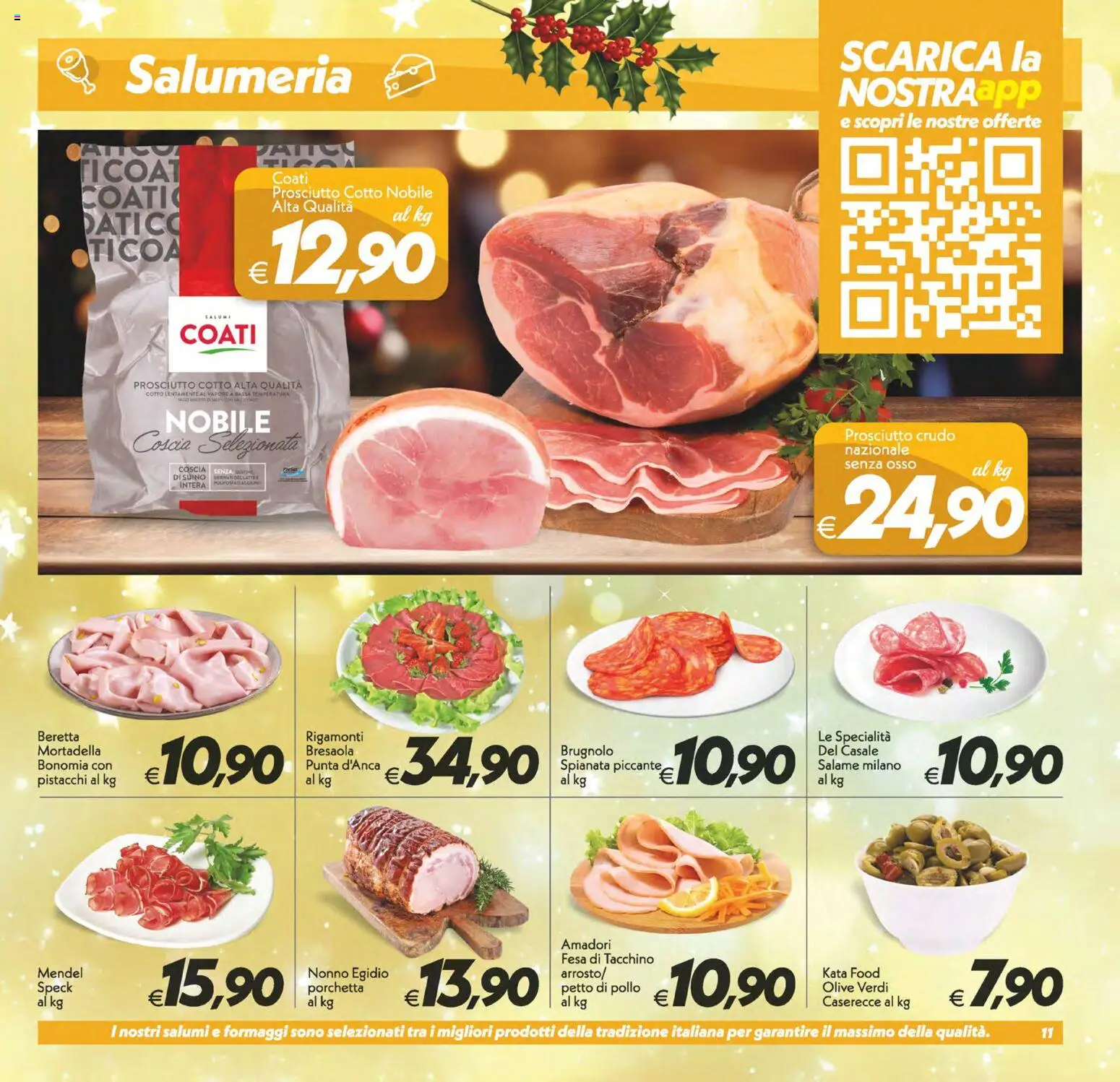 Volantino SuperConveniente del 05.12.2025 | Pagina: 11 | Prodotti: Speck, Petto di Pollo, Prosciutto, Mortadella