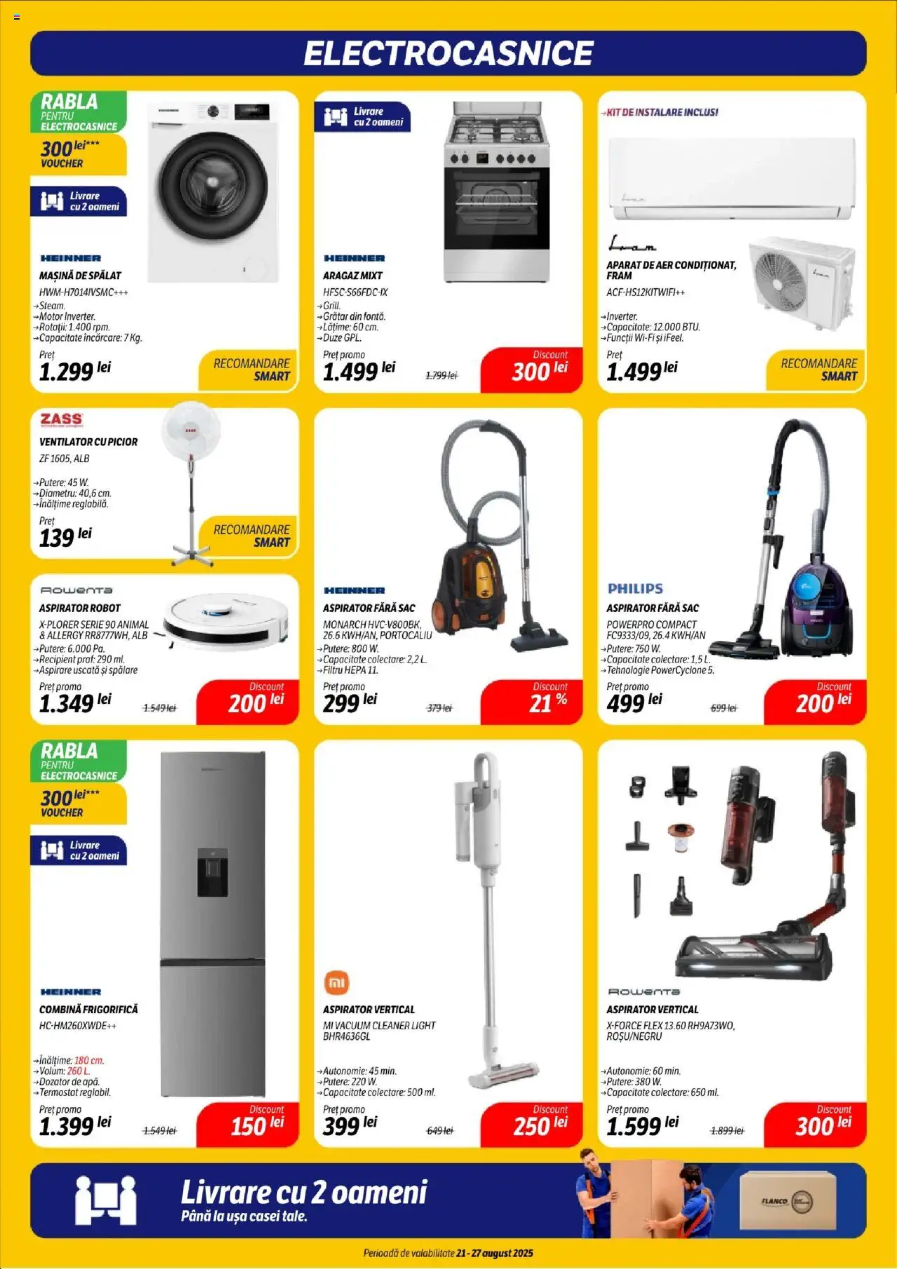 Catalog Flanco – valabil de la 21.08.2025 | Pagină: 15 | Produse: Aspirator, Ventilator, Robot, Ușă