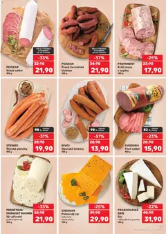 Náhled letáku PERNŠTEJN/MORAVSKÝ BOCHNÍK Sýr přírodní polotvrdý/tvrdý, Sýr přírodní polotvrdý/tvrdý 100 g od 21.01.2026 | Strana: 17