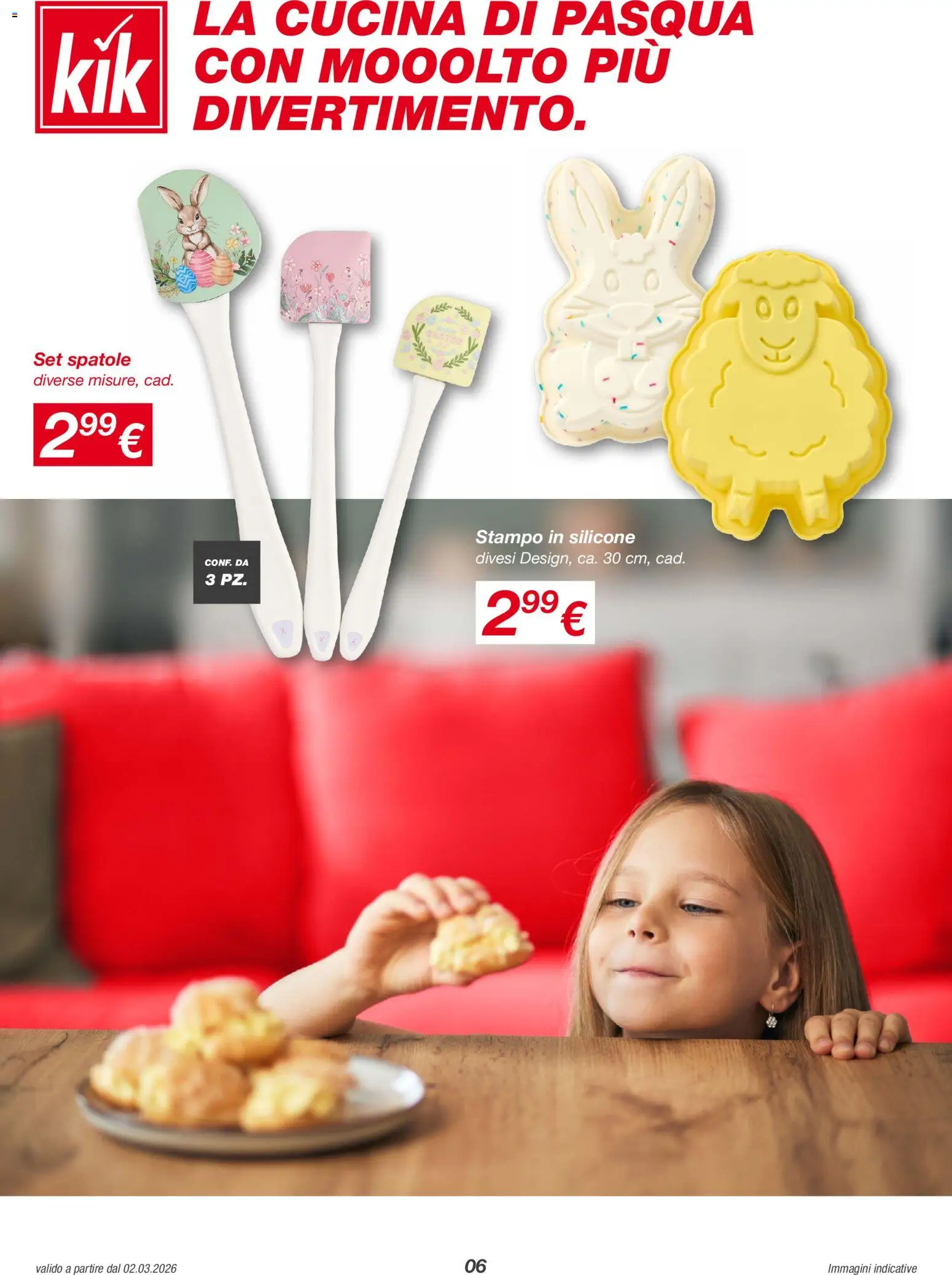 Volantino KiK del 02.03.2026 | Pagina: 6 | Prodotti: Silicone