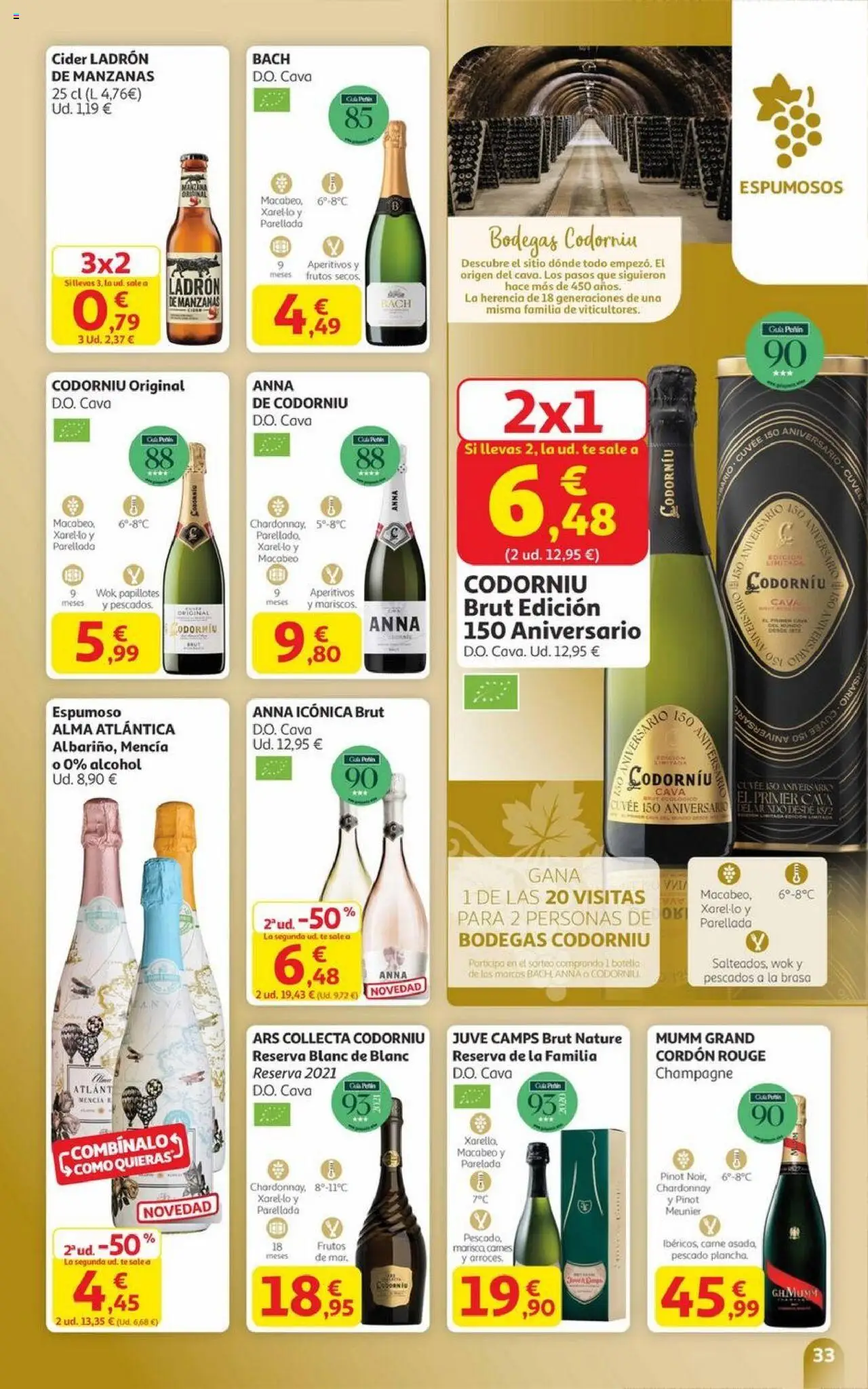 Alcampo - Canarias │ válido desde el 06.10.2025 | Página: 33 | Productos: Manzanas, Pescado, Té