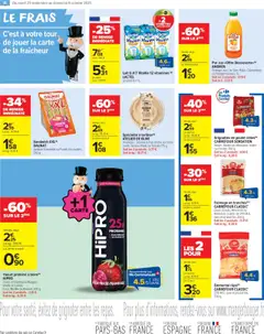  | Page: 8 | Produits: Emmental, Pois, Jambon, Jus