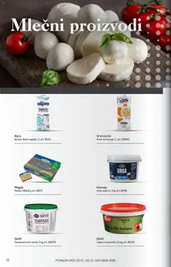 Metro Horeca - pregled Metro kataloga - važi od 01.10.2025 | Strana: 12 | Proizvode: Alpro, Mozzarella