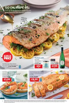Preview of Aldi - Easter 2026 Scottish valid from 06.03.2026 | Page: 8 | Products: Sauce, Salmon, Fish