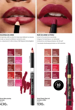Katalog Avon - Pregled kataloga iz trgovine Avon, vrijedi od 28.02.2026 | Stranica: 57 | Proizvodi: Olovka za usne, Ruž