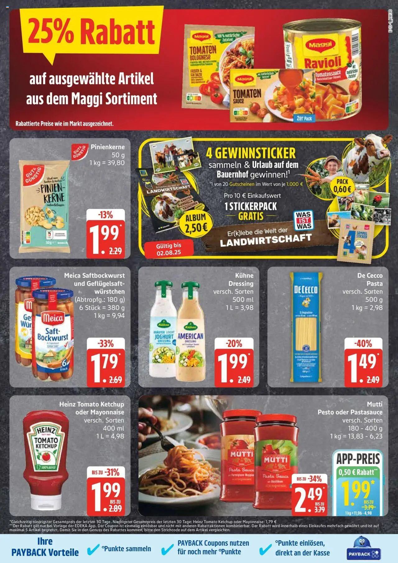 Edeka prospekt Bad Schwartau	 - gültig ab dem 20.07.2025 | Seite: 13 | Produkte: Bockwurst, Maggi, Joghurt, Meica