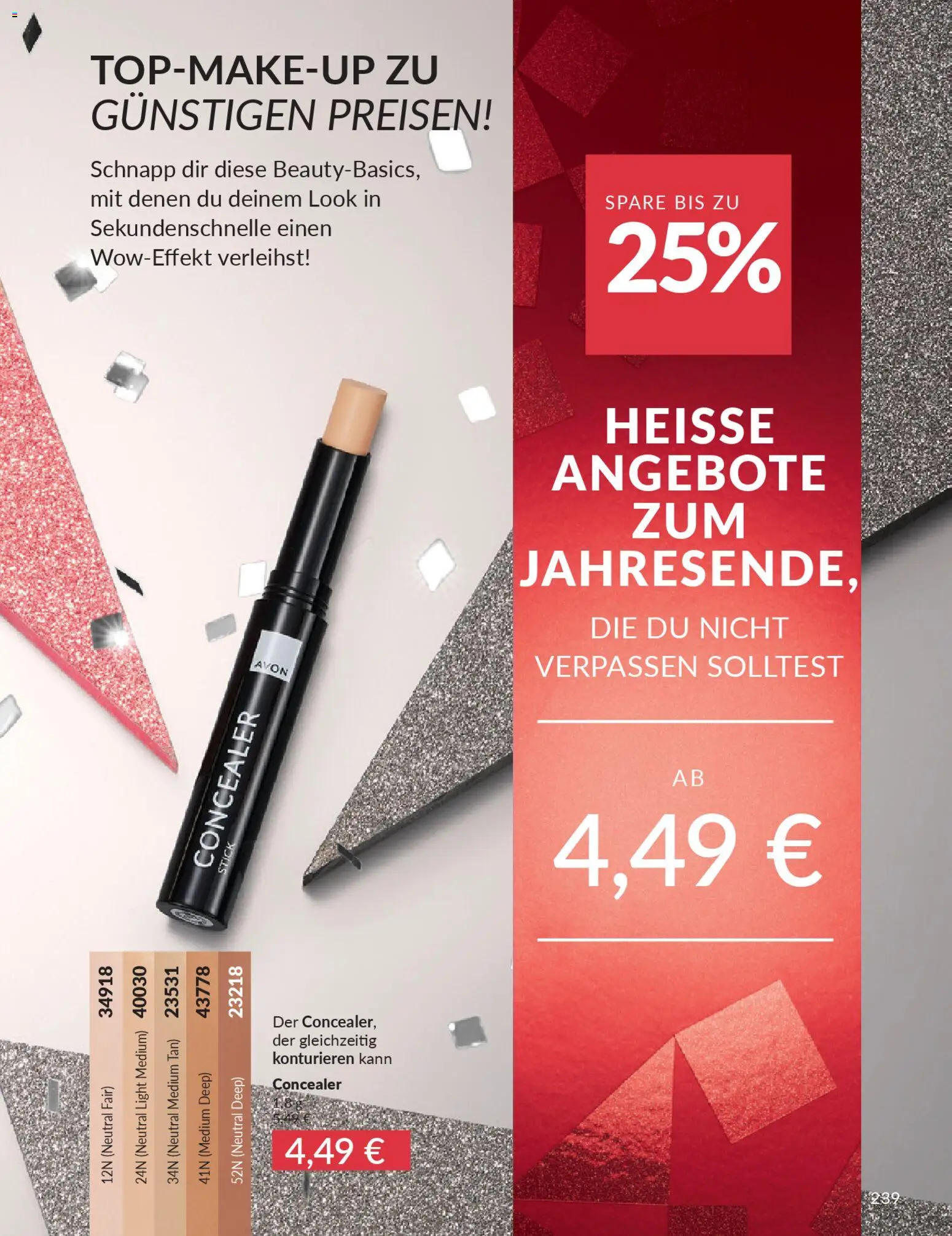 AVON Katalog Dezember 2025 – gültig ab 01.12.2025 | Seite: 241 | Produkte: Concealer