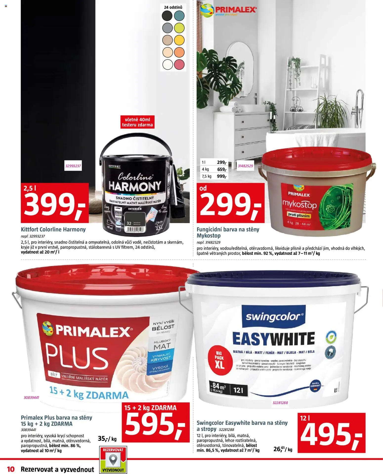 Bauhaus leták od 09.01.2026 | Strana: 10 | Produkty: Primalex