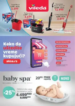 Aksa katalog Uskršnja magija - pregled Aksa kataloga - važi od 16.03.2026 | Strana: 10 | Proizvode: Sto, Vrata, Vileda, Vaga
