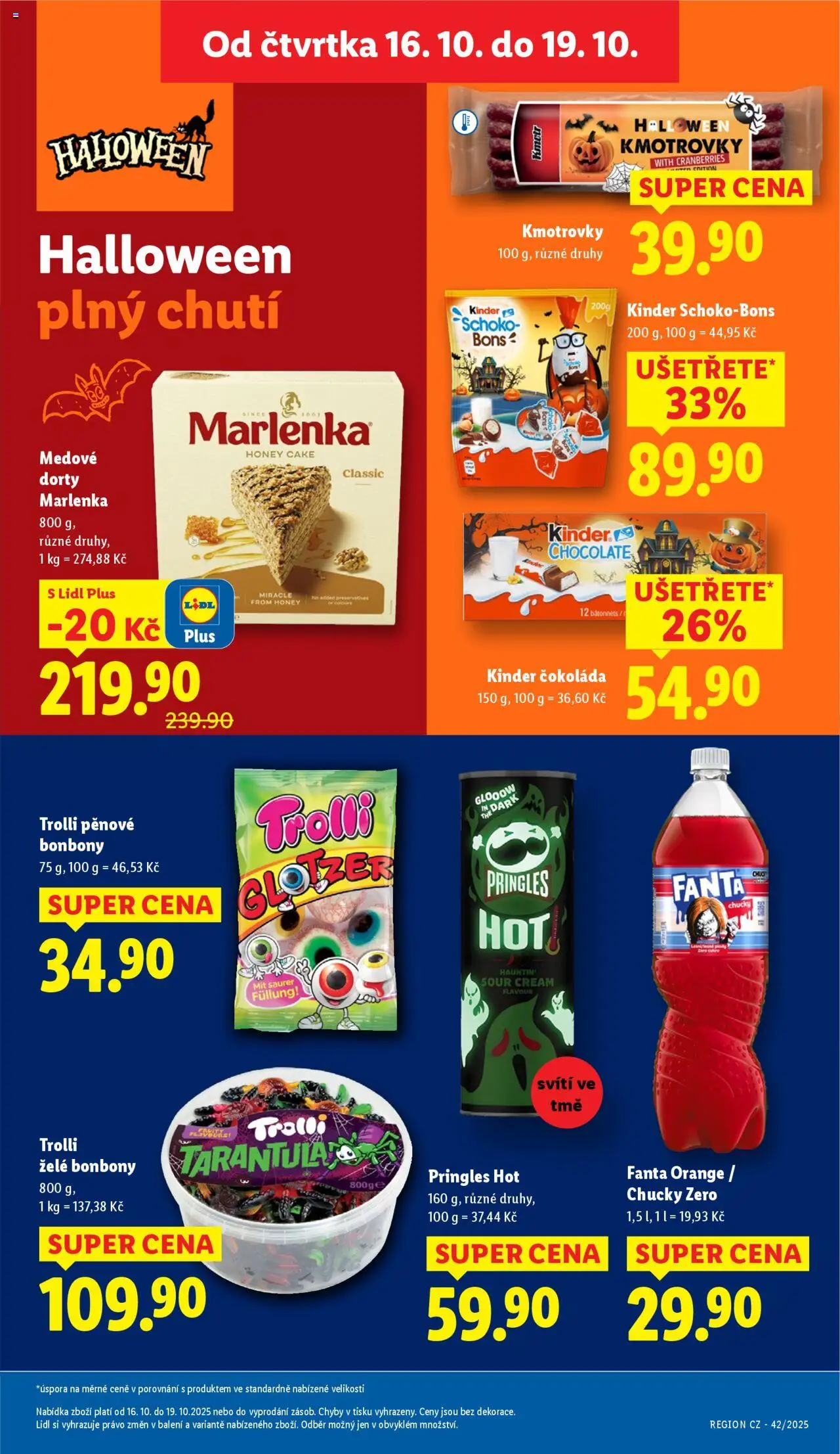Lidl leták od 16.10.2025 | Strana: 27 | Produkty: Bonbóny, Pringles, Fanta, Marlenka