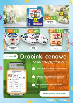 Pogląd oferty "Eurocash gazetka - Wielkanocny Nabiał" - ważna od 12.03.2026 | Strona: 5 | Produkty: Cream cheese, Masło, Ser mascarpone, Twaróg