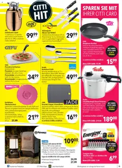 CITTI Markt Prospekt 	 – gültig ab 17.09.2025 | Seite: 17 | Produkte: Esstisch, Lampe, Obst, Fleisch
