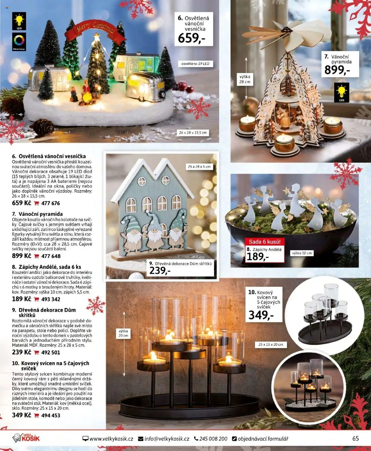 Velký Košík katalog září od 01.09.2025 | Strana: 65 | Produkty: Figurky, Svícen, Barvy, Vánoční dekorace