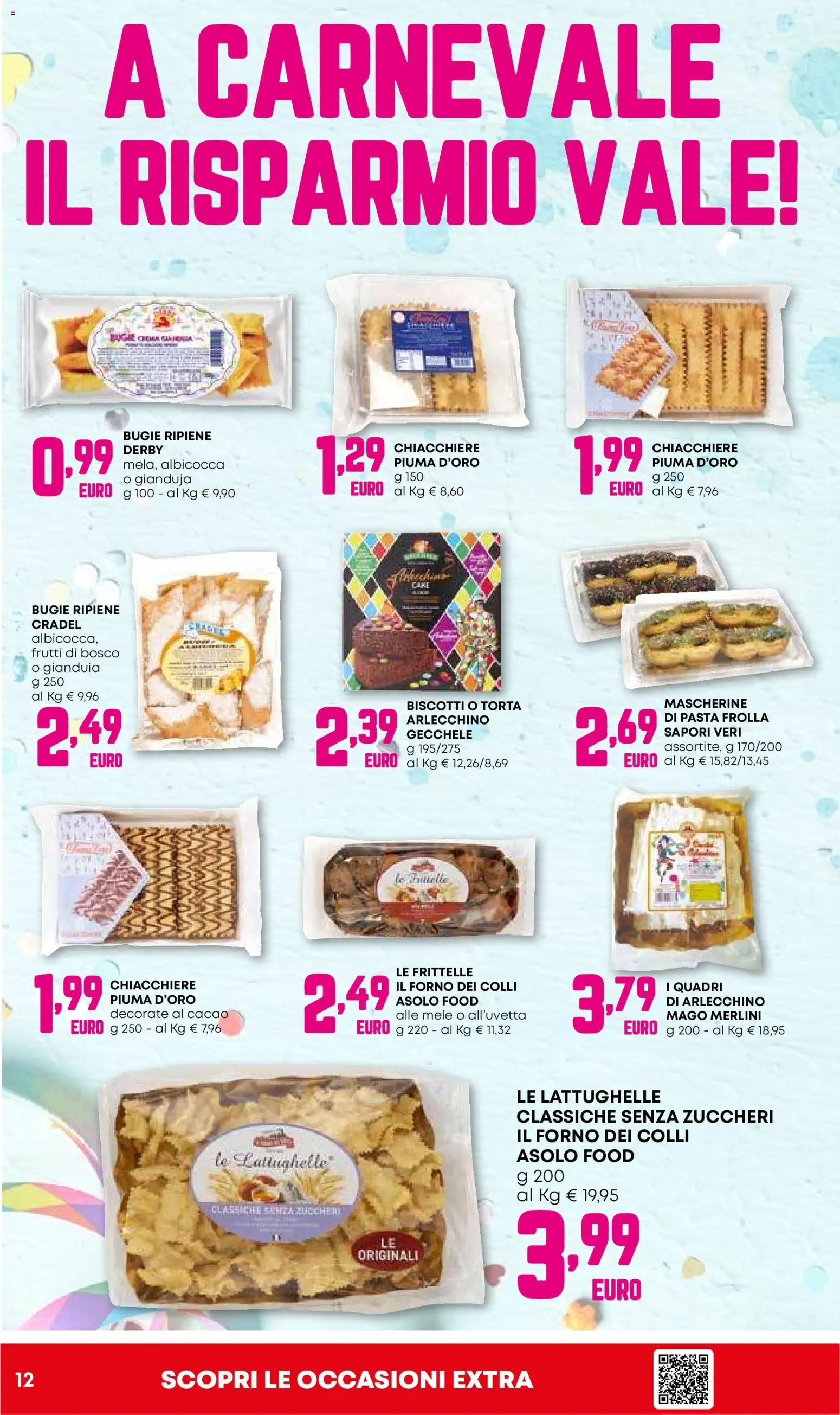 Volantino PAM del 29.01.2026 | Pagina: 12 | Prodotti: Pasta, Torta, Cacao, Forno