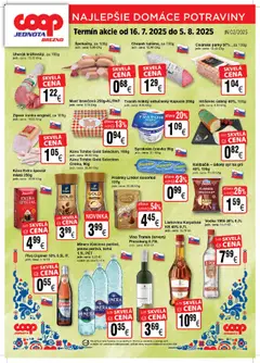 COOP Jednota ponuka Brezno - náhľad platný od 16.07.2025