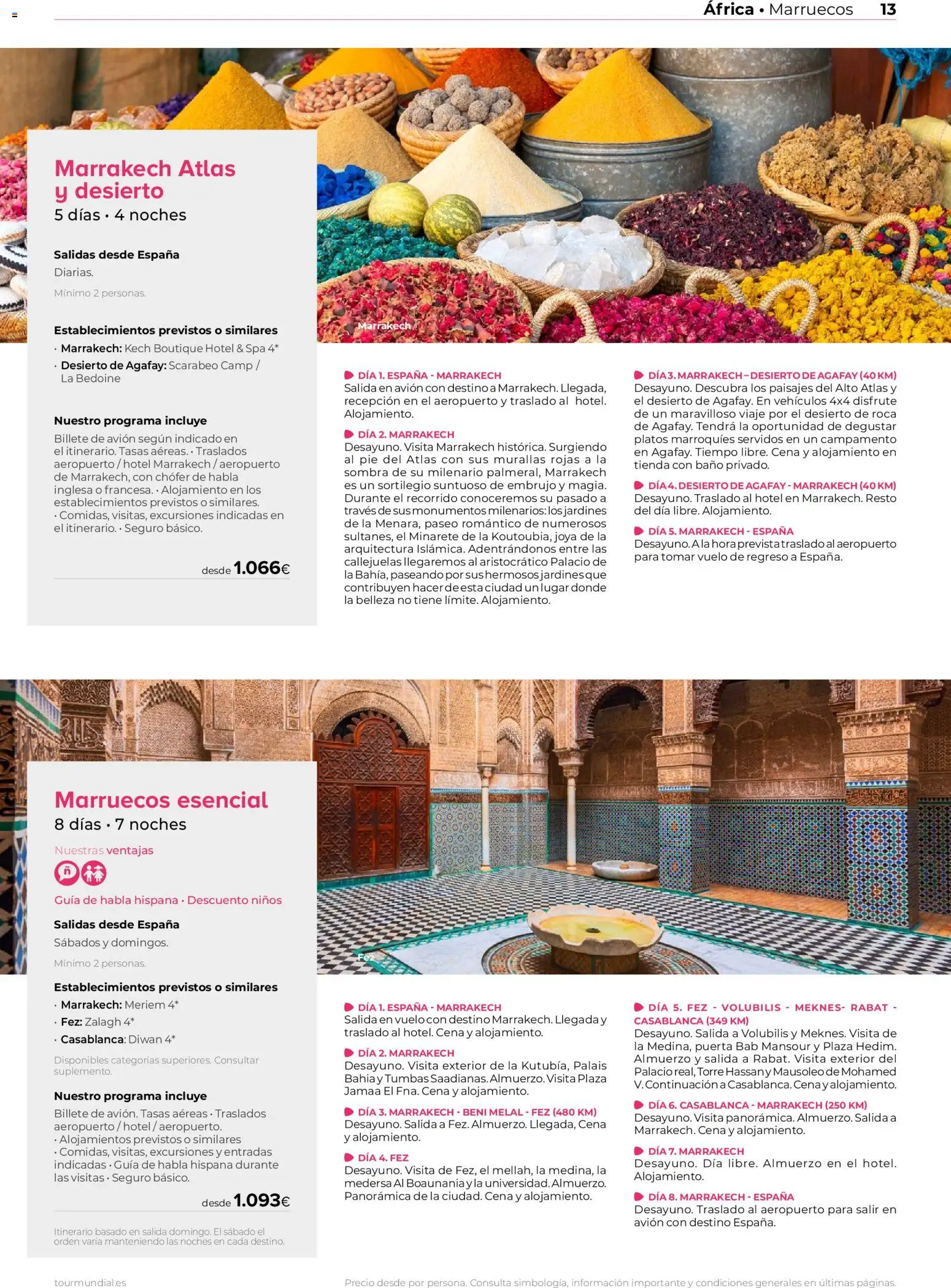 Viajes El Corte Inglés Africa y Oriente Medio │ válido desde el 01.01.2026 | Página: 13 | Productos: Sombra, Baño