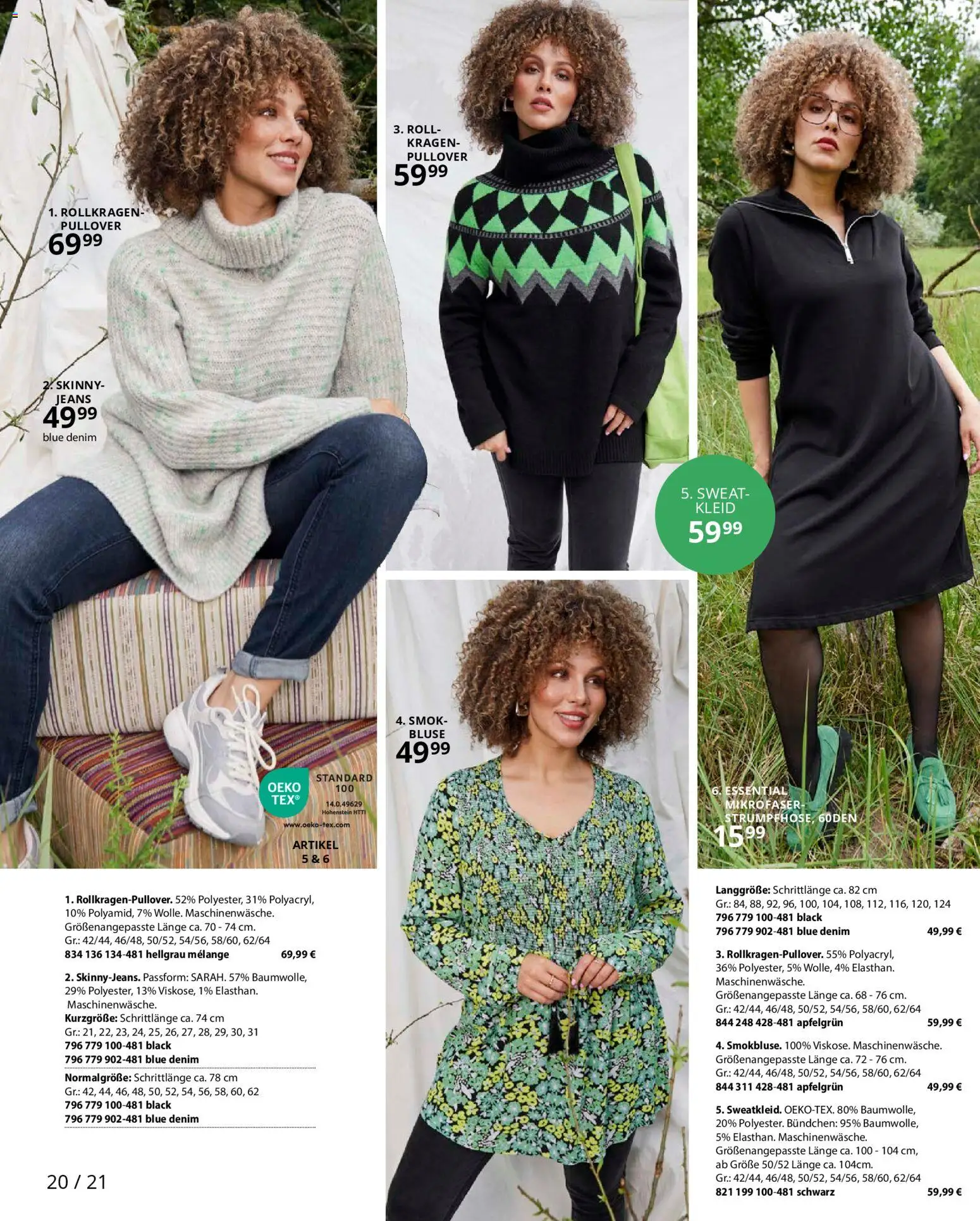 Ulla Popken Prospekt 	 – gültig ab 01.01.2026 | Seite: 20 | Produkte: Bluse, Pullover, Kleid, Jeans