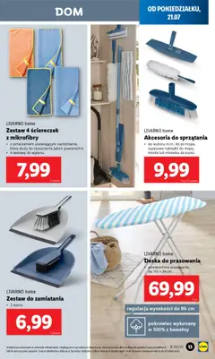 Lidl Katalog od 21.07.2025 | Strona: 13 | Produkty: Deska do prasowania