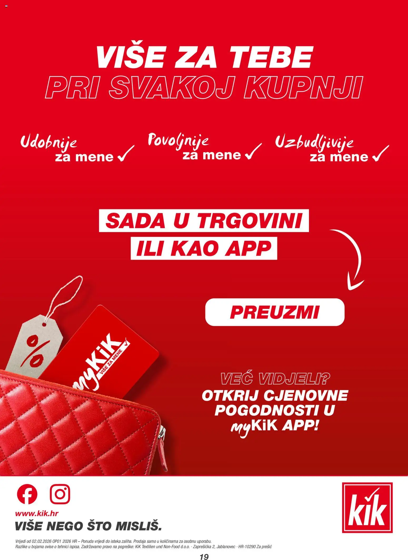 Kik katalog | vrijedi od 01.02.2026 | Stranica: 19