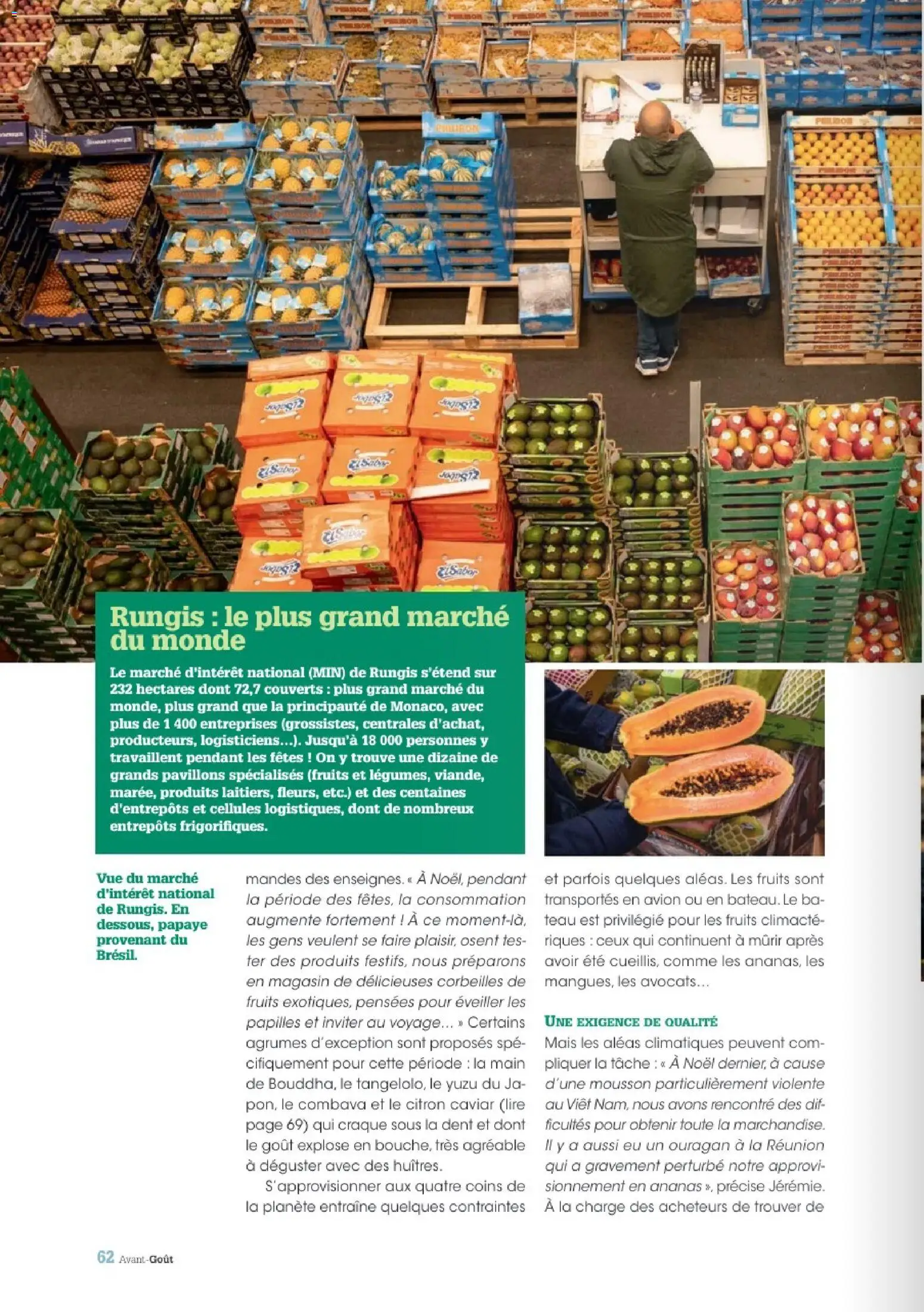 {H1} | Page: 62 | Produits: Citron, Avocats, Mais, Ananas