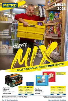 Metro - Monats-Mix ab 01.01.2026 gültig