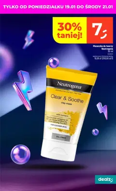 Pogląd oferty "Dealz Gazetka" - ważna od 15.01.2026 | Strona: 37 | Produkty: Maseczka do twarzy