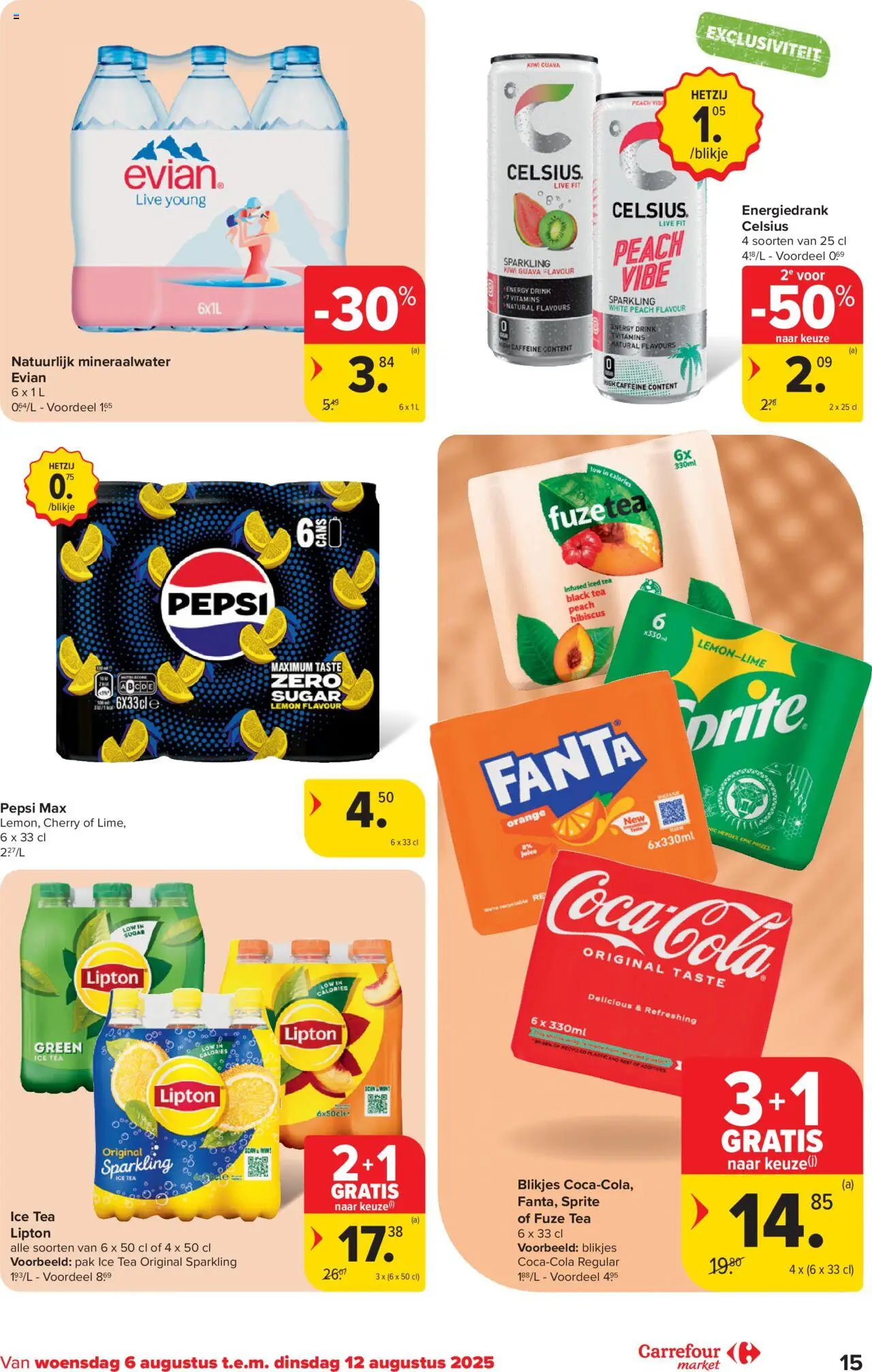 | Pagina: 15 | Producten: Pepsi, Fanta, Kiwi, Pepsi max