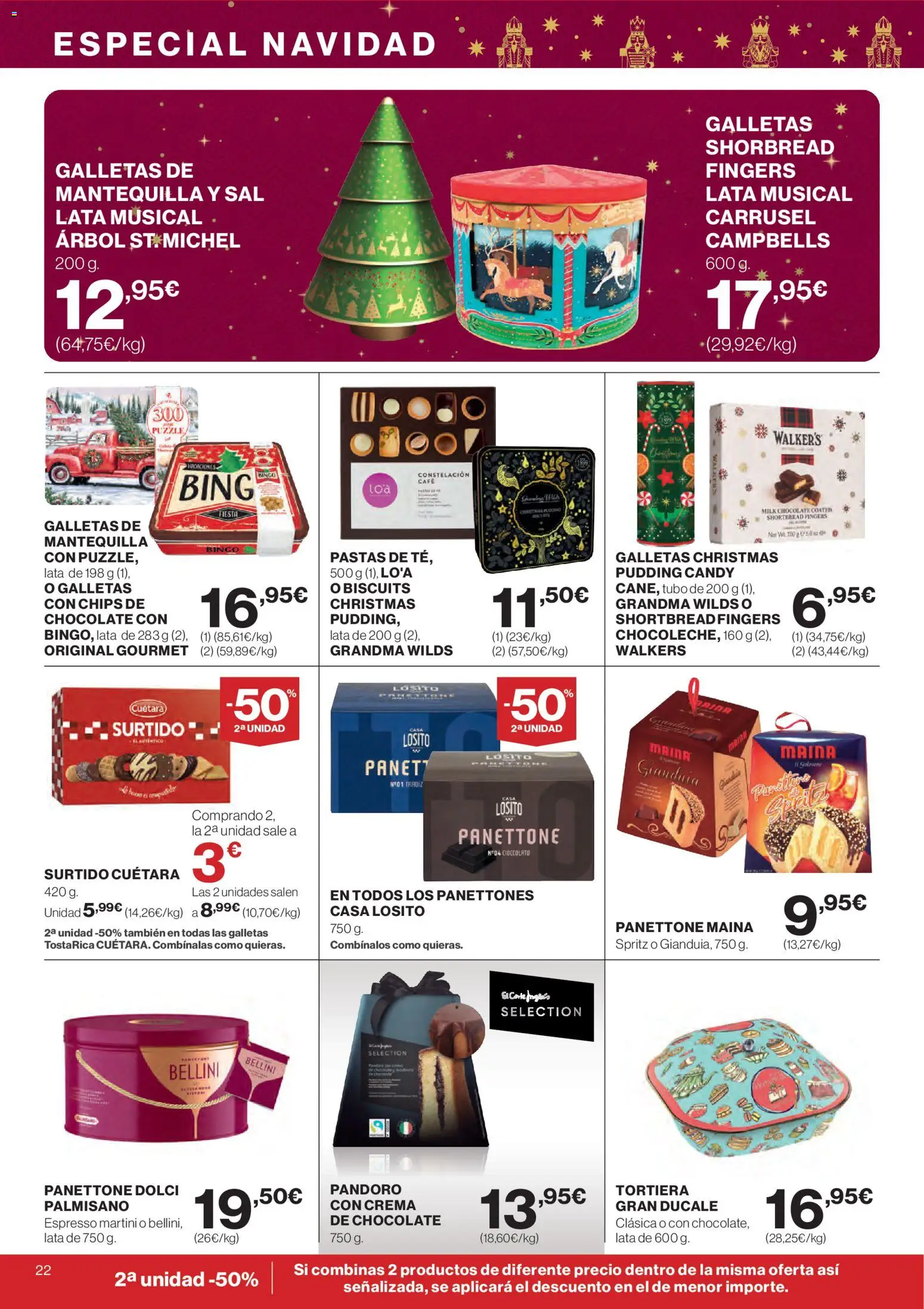 Hipercor catálogo │ válido desde el 18.12.2025 | Página: 22 | Productos: Chocolate, Crema, Galletas, Συσκευή ροής