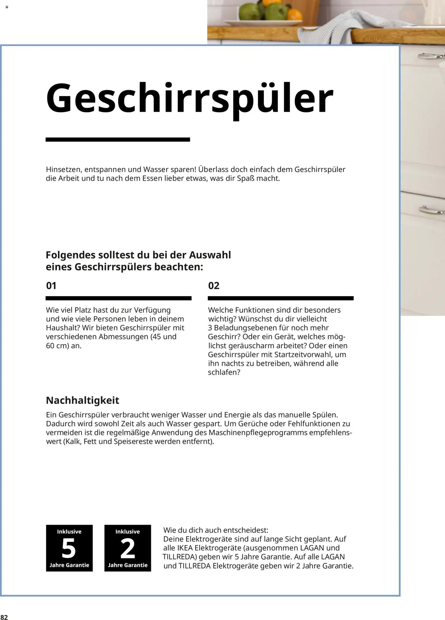 Ikea Elektrogeräte – gültig ab 10.04.2026 | Seite: 82 | Produkte: Geschirrspüler, Wasser