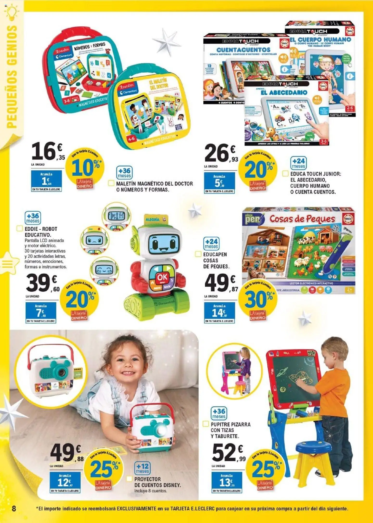 E.Leclerc - Juguetes  │ válido desde el 03.11.2025 | Página: 8 | Productos: Robot, Body