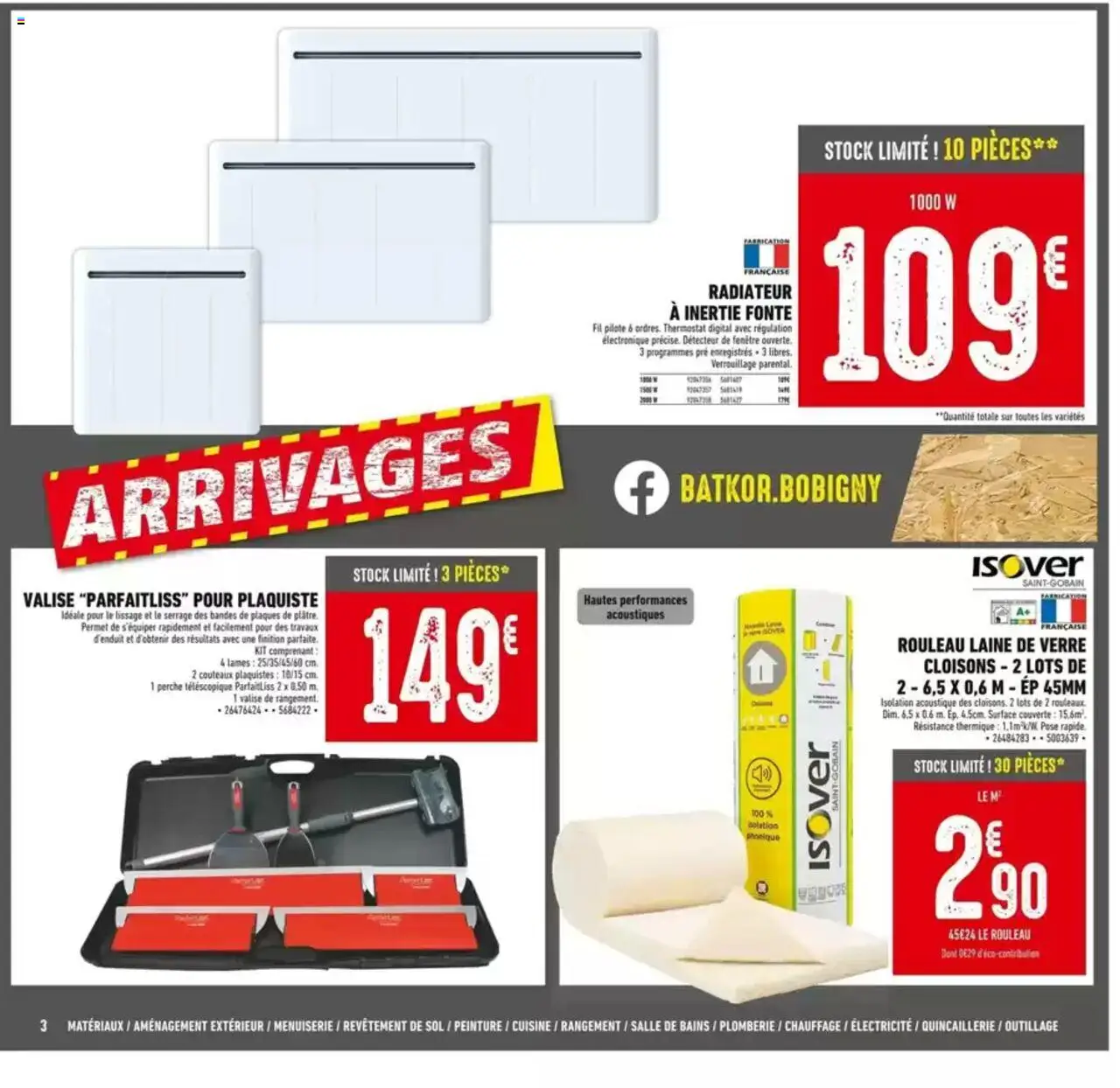  | Page: 3 | Produits: Rouleau, Radiateur, Valise