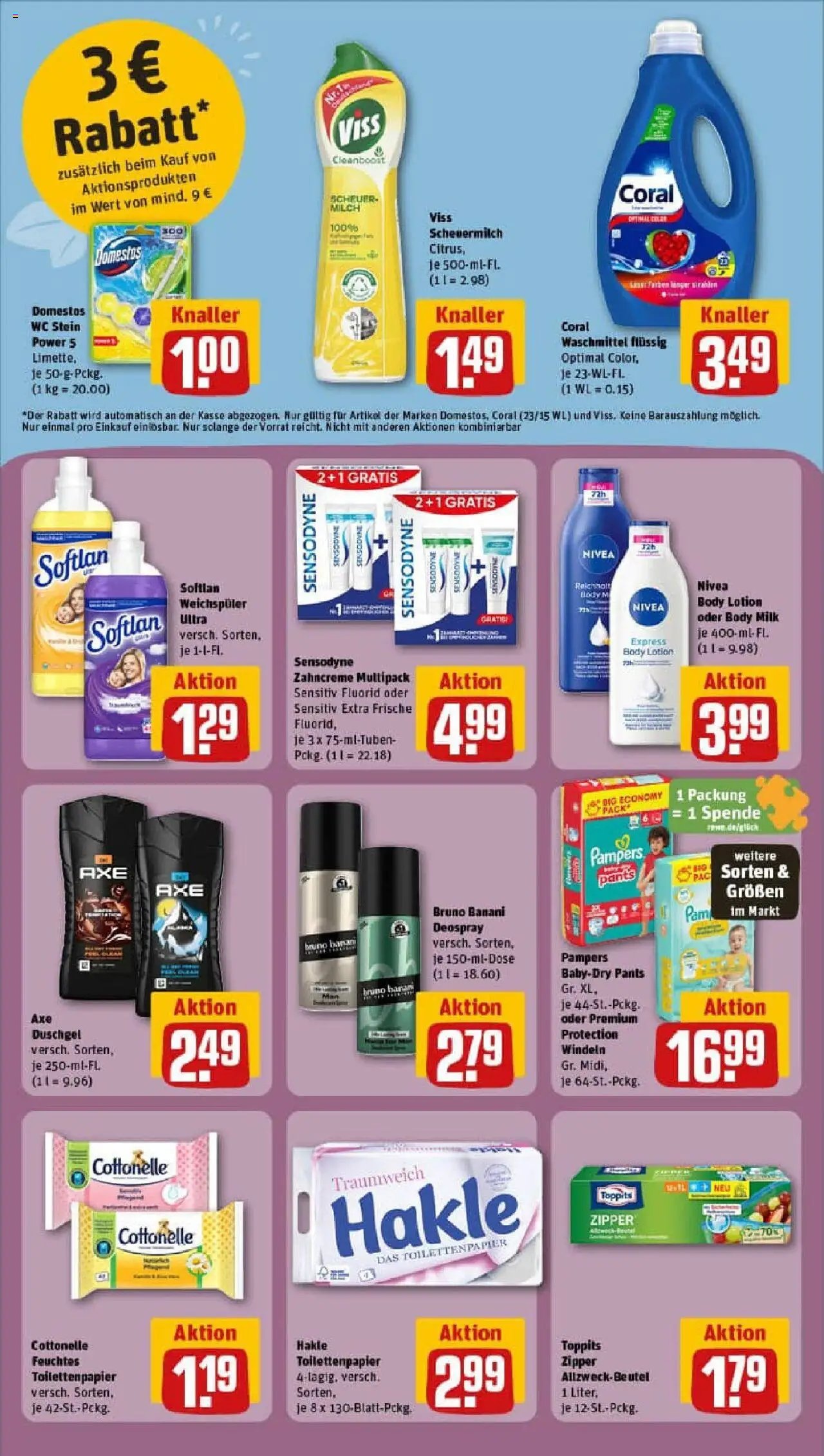 Rewe prospekt Hamburg	 – gültig ab 06.10.2025 | Seite: 26 | Produkte: Duschgel, Deodorant, Limette, Toilettenpapier