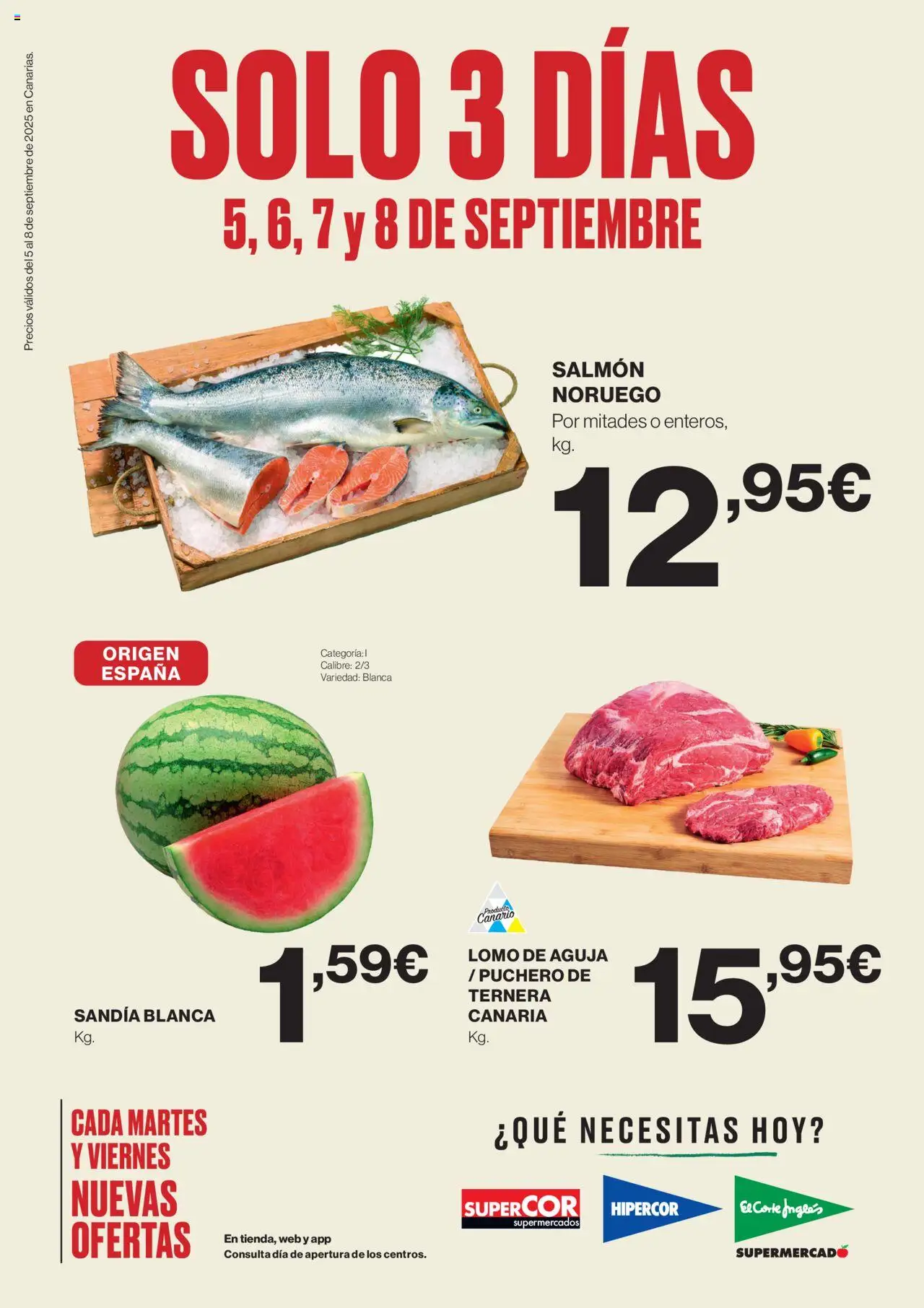 Supercor Canarias │ válido desde el 05.09.2025 | Página: 1 | Productos: Sandía
