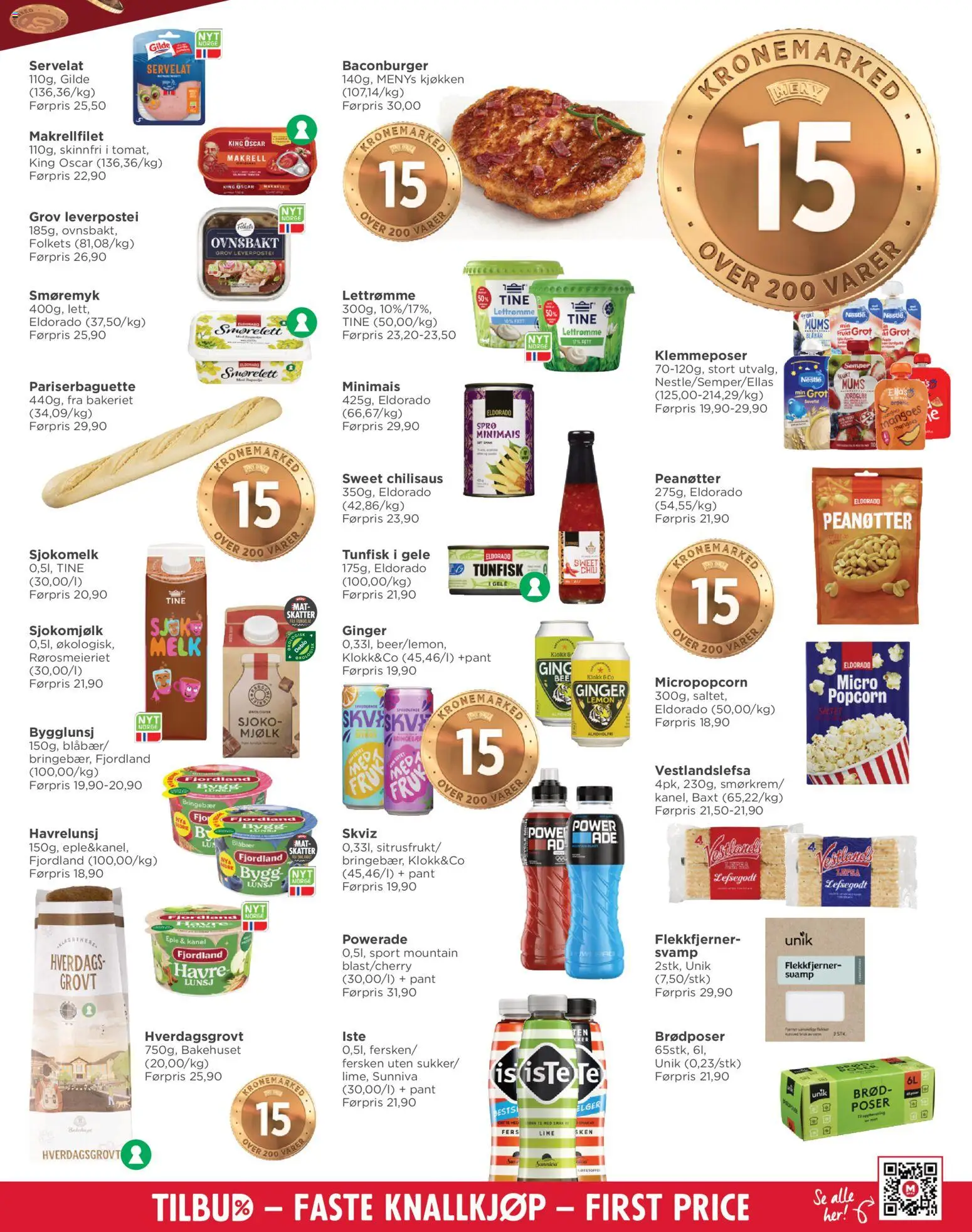 {H1} | Side: 3 | Produkter: Vest, Brød, Blåbær, Rödkål