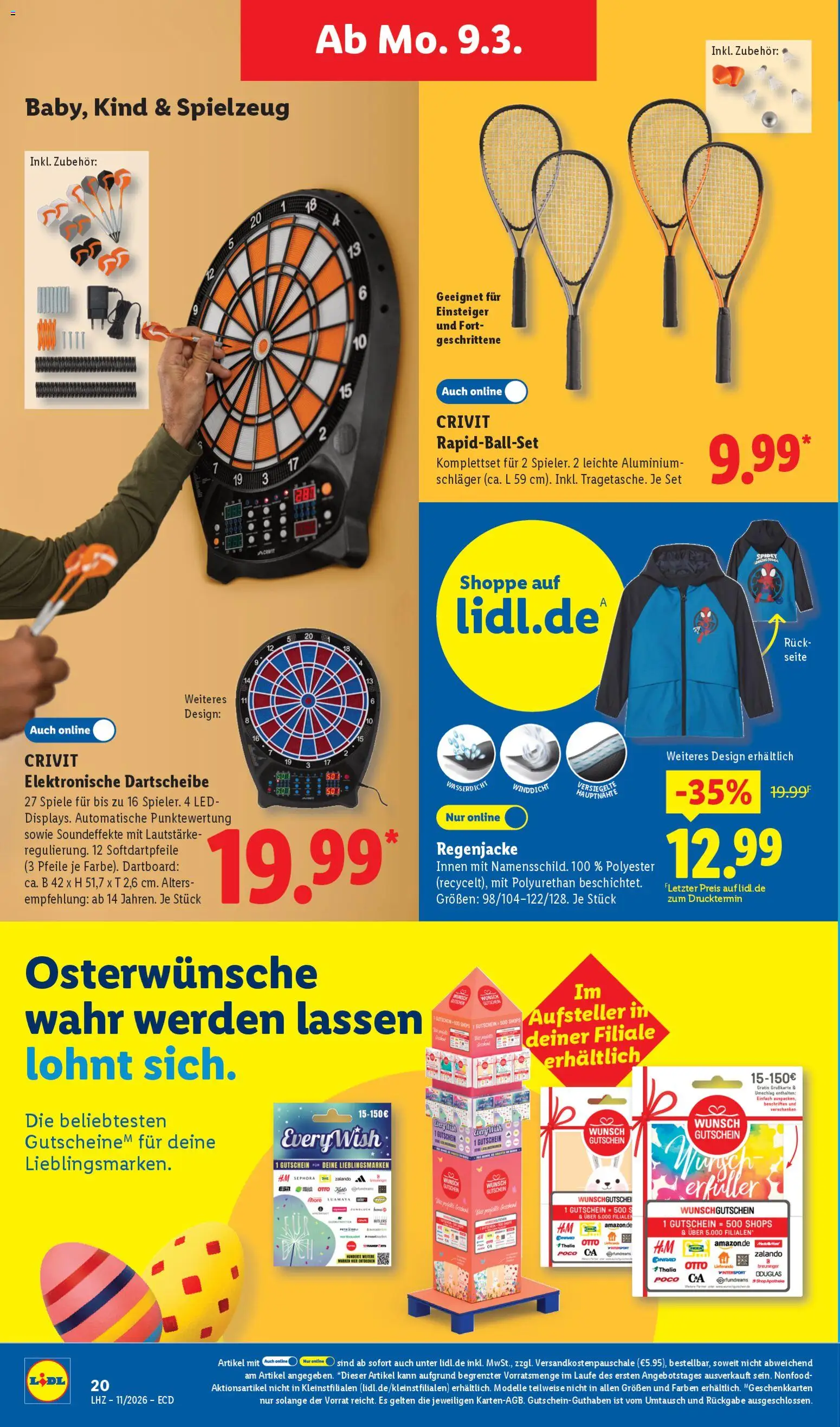 Lidl Německo leták od 09.03.2026 | Strana: 10 | Produkty: LED