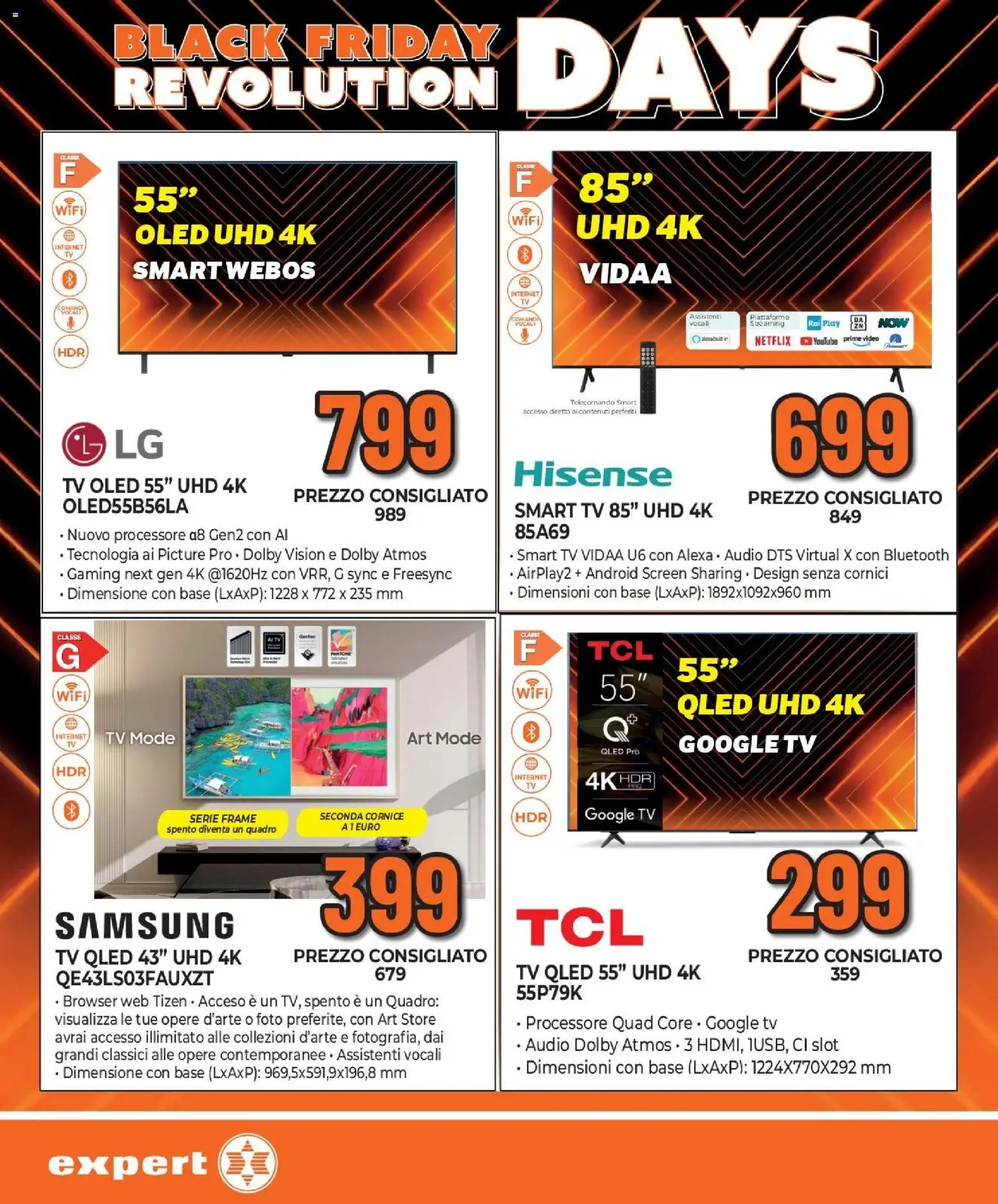 Volantino Expert del 13.11.2025 | Pagina: 4 | Prodotti: Telecomando, TV, Audio, Samsung