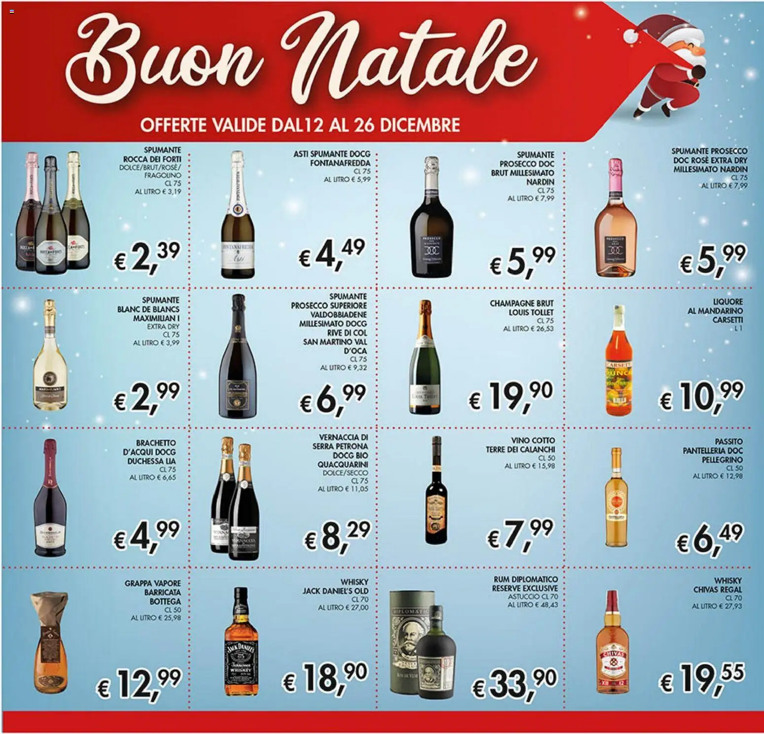 Volantino Coal del 12.12.2025 | Pagina: 14 | Prodotti: Vino, Astuccio, Liquore, Grappa