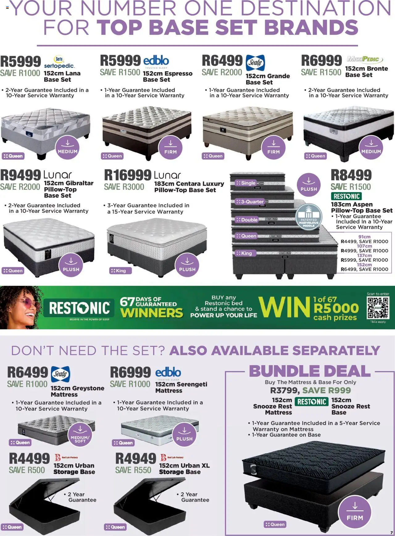 House and Home Specials │ valid from 18.08.2025 | Page: 7 | Products: Bed, Mattress