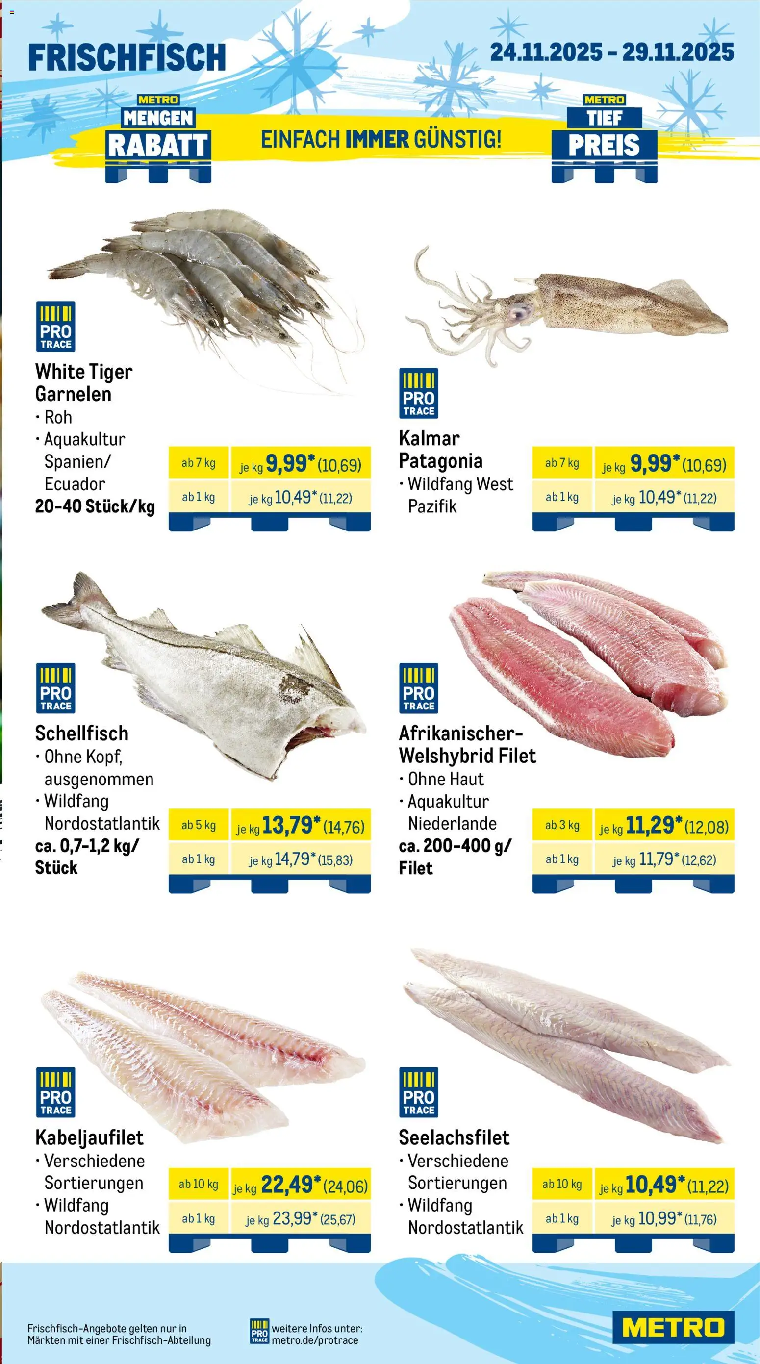 Metro - Black Friday – gültig ab 24.11.2025 | Seite: 7 | Produkte: Garnelen, Tiger garnelen